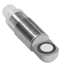 Pepperl&plus;Fuchs Ultrasonic Sensor; Window-Limit; 18mm Barrel-Right Angle; 300mm Max. Range; 10-30VDC; PNP; M12 QD